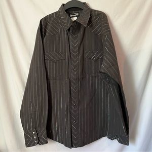 Wrangler mens button down authentic western shirt